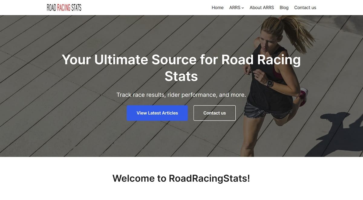 RoadRacingStats - Latest Results, Rankings, and Race Information